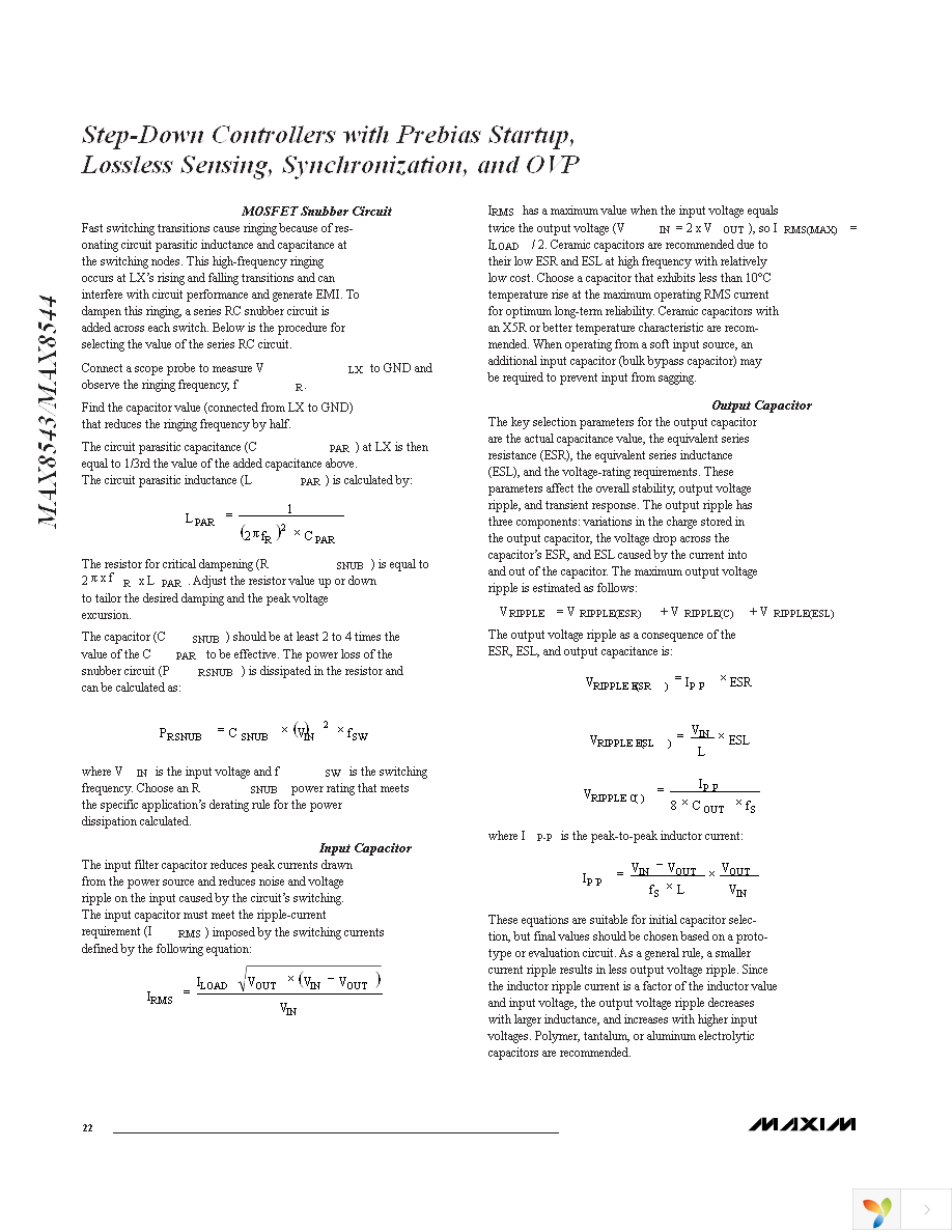 MAX8544EEP+ Page 22