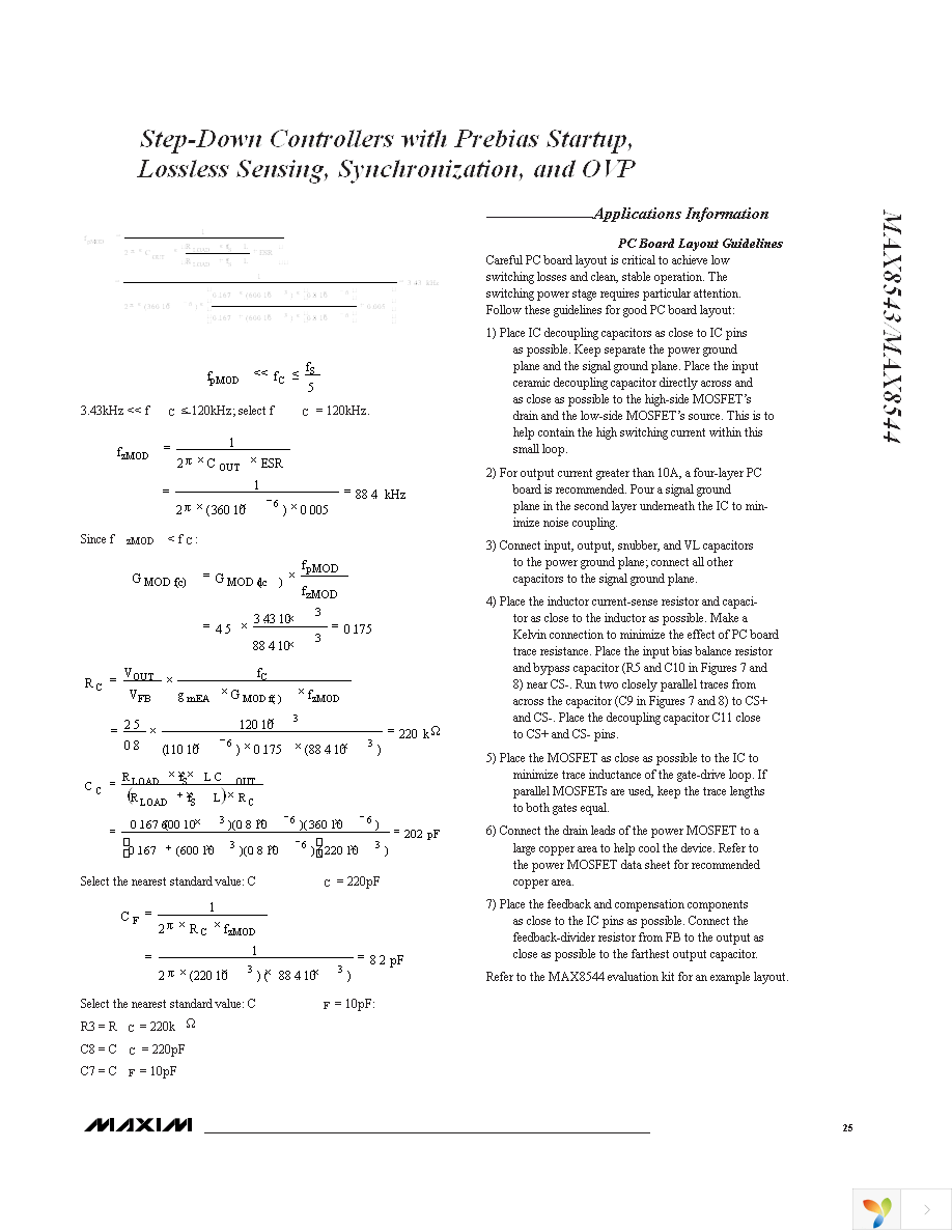 MAX8544EEP+ Page 25