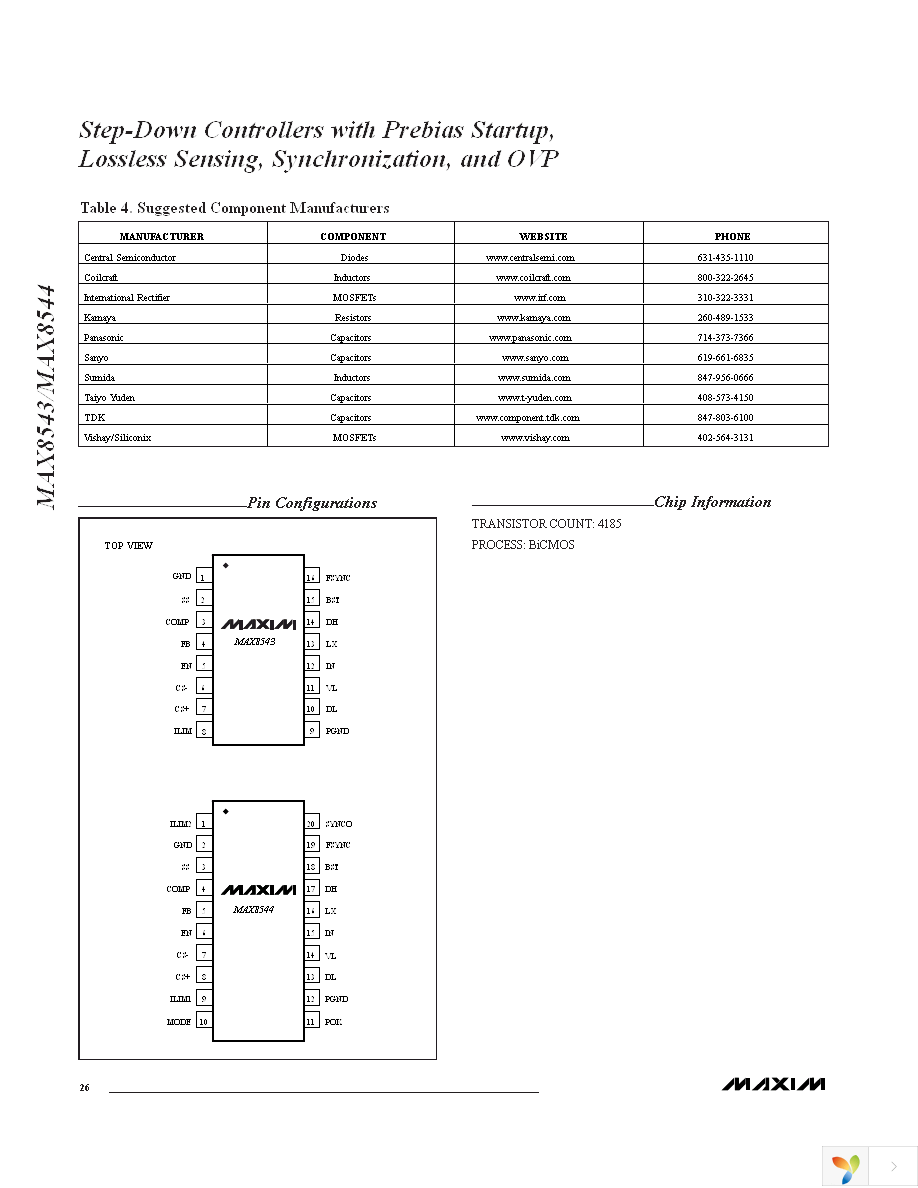 MAX8544EEP+ Page 26