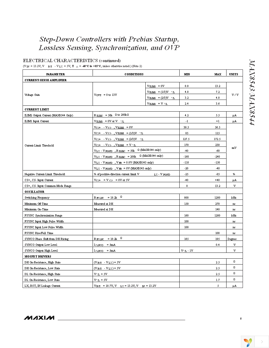 MAX8544EEP+ Page 5