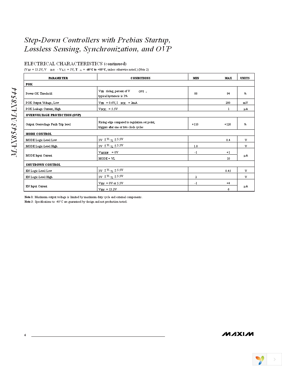 MAX8544EEP+ Page 6