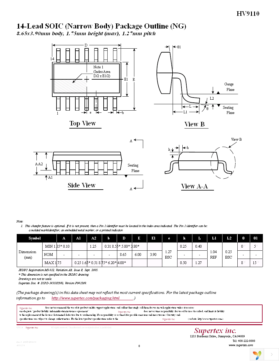 HV9110NG-G Page 8