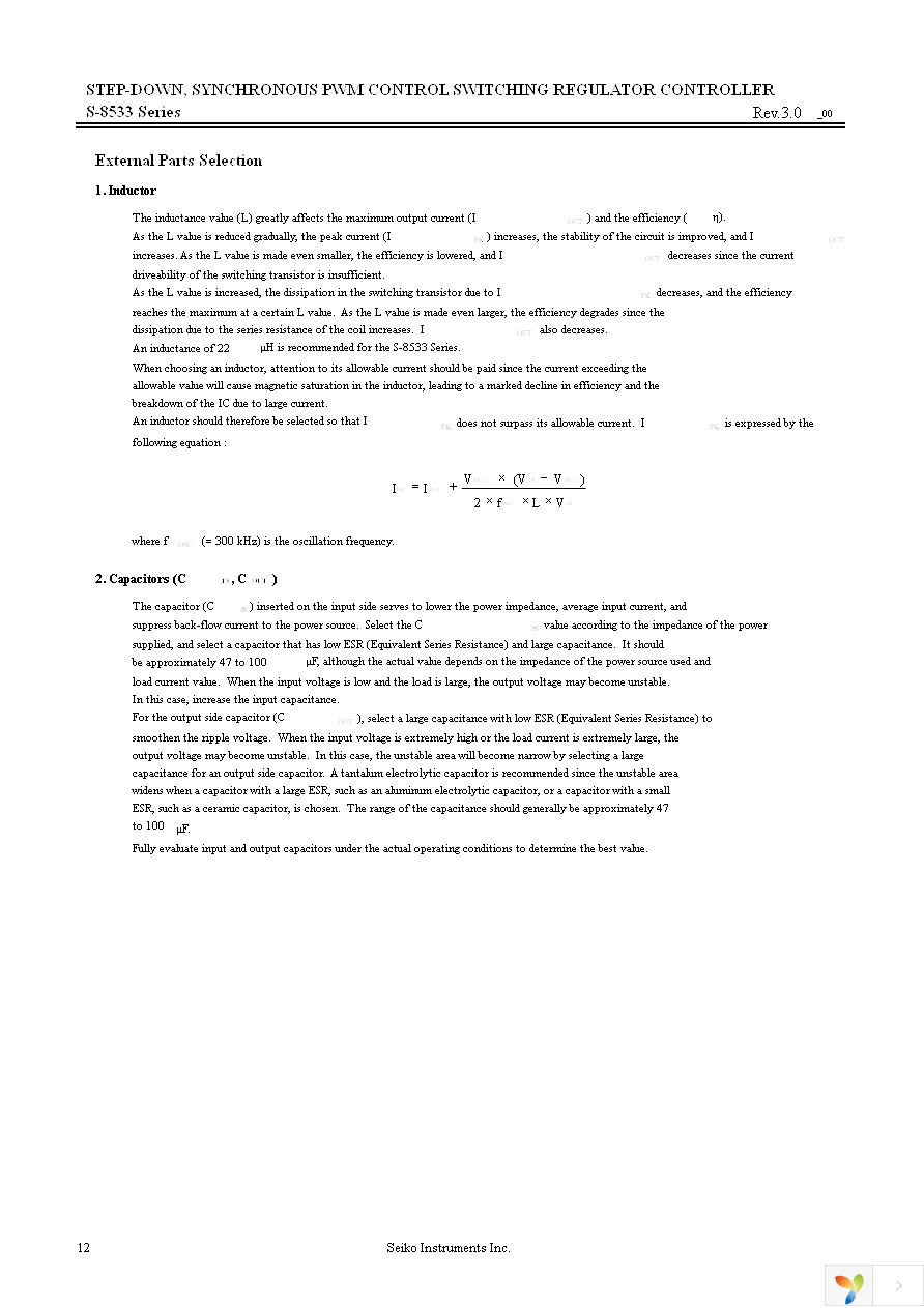 S-8533A125FT-TB-G Page 12