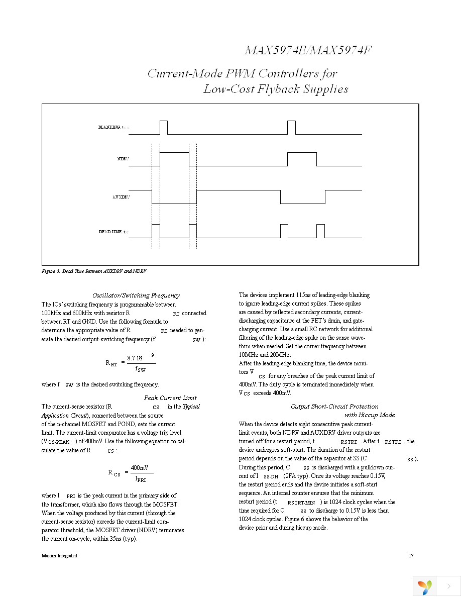 MAX5974EETE+T Page 17