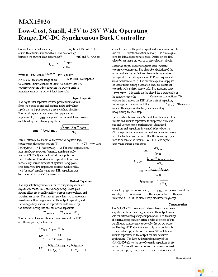 MAX15026CATD+T Page 14