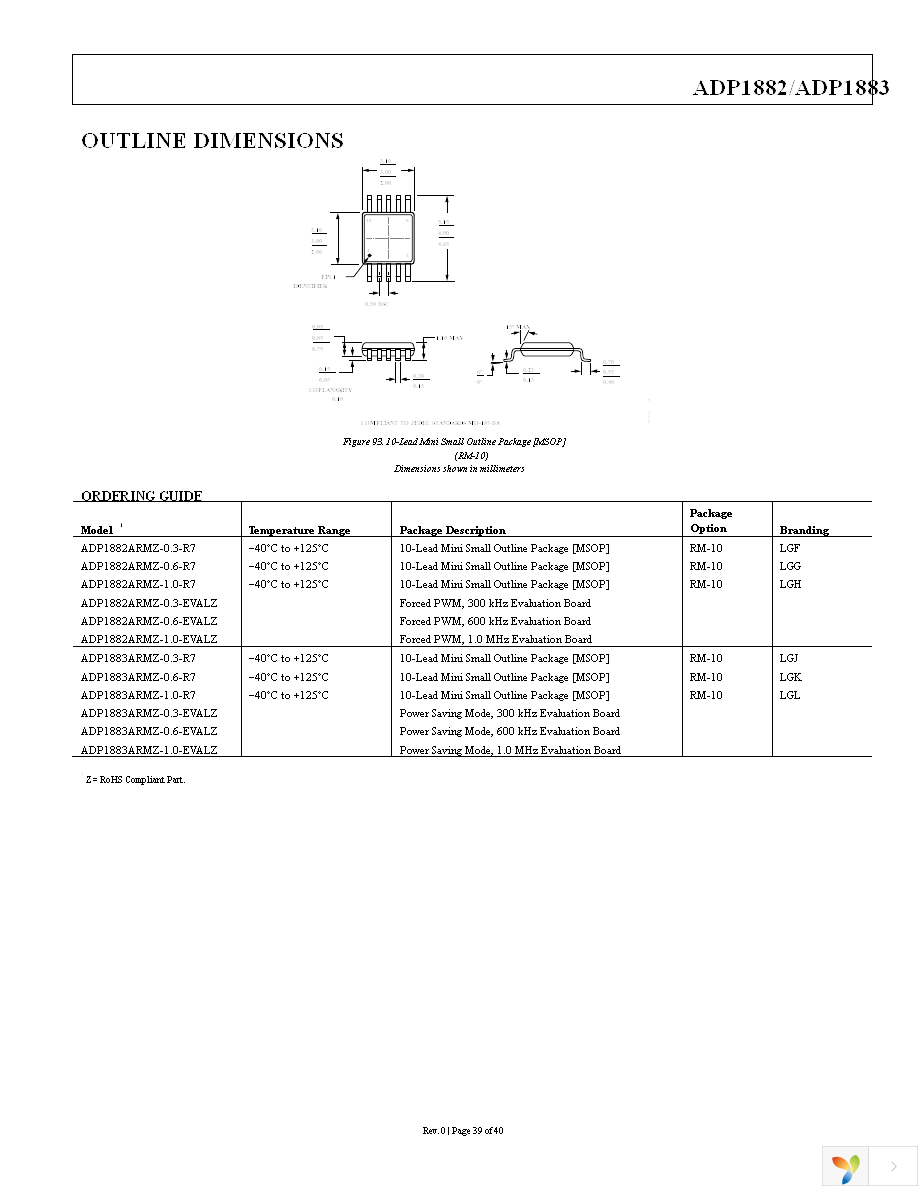 ADP1882ARMZ-0.6-R7 Page 39