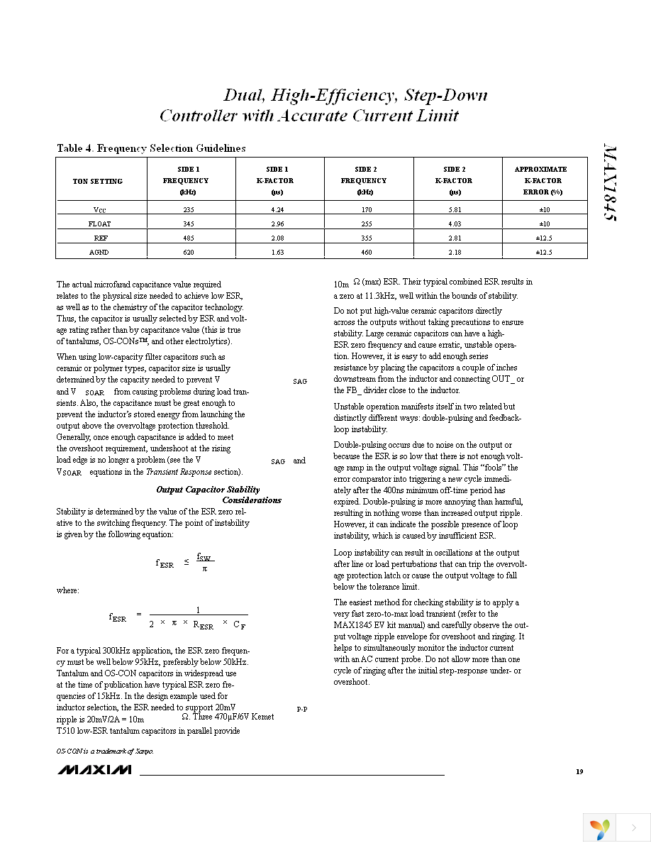 MAX1845ETX+T Page 19