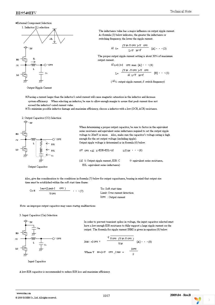 BD9540EFV-E2 Page 10