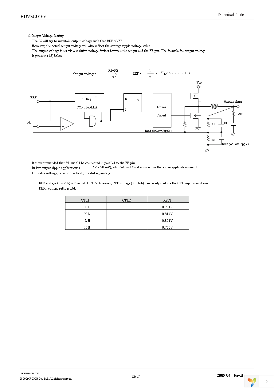 BD9540EFV-E2 Page 12