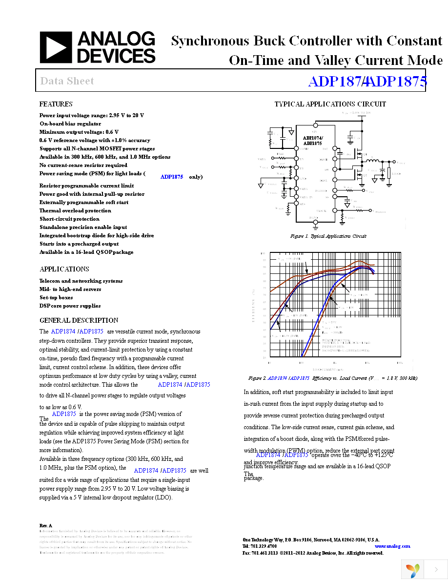 ADP1874ARQZ-0.6-R7 Page 1