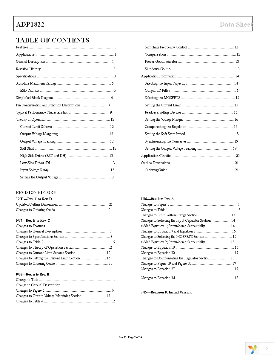 ADP1822ARQZ-R7 Page 2