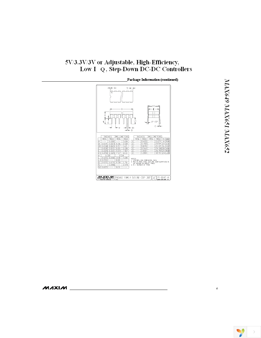 MAX651ESA+T Page 15