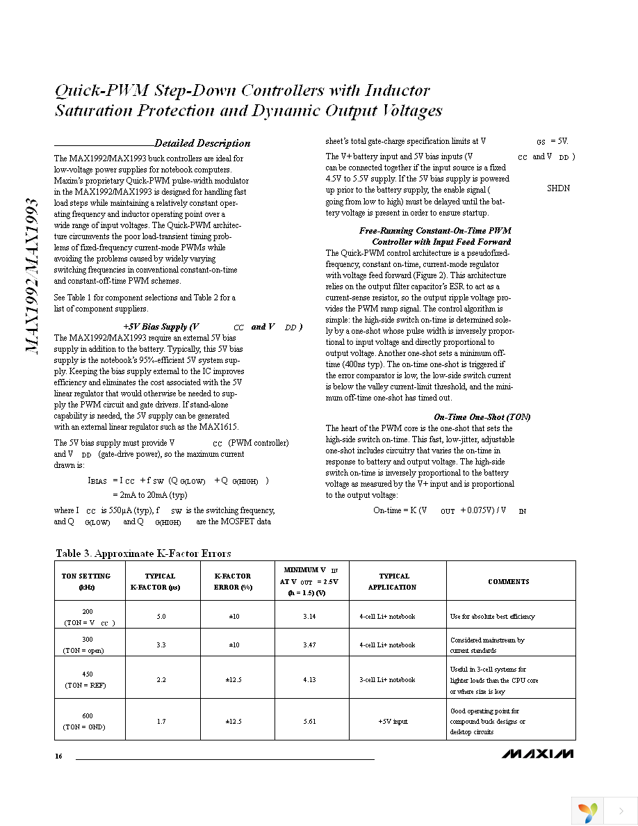 MAX1993ETG+T Page 16