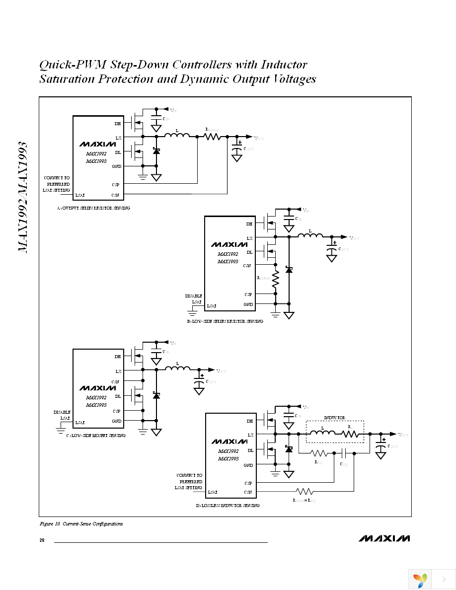 MAX1993ETG+T Page 28