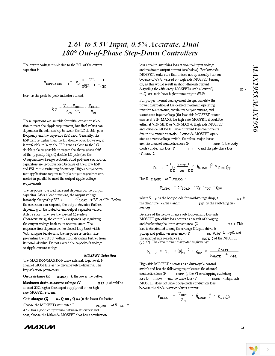 MAX1956ETI+T Page 15