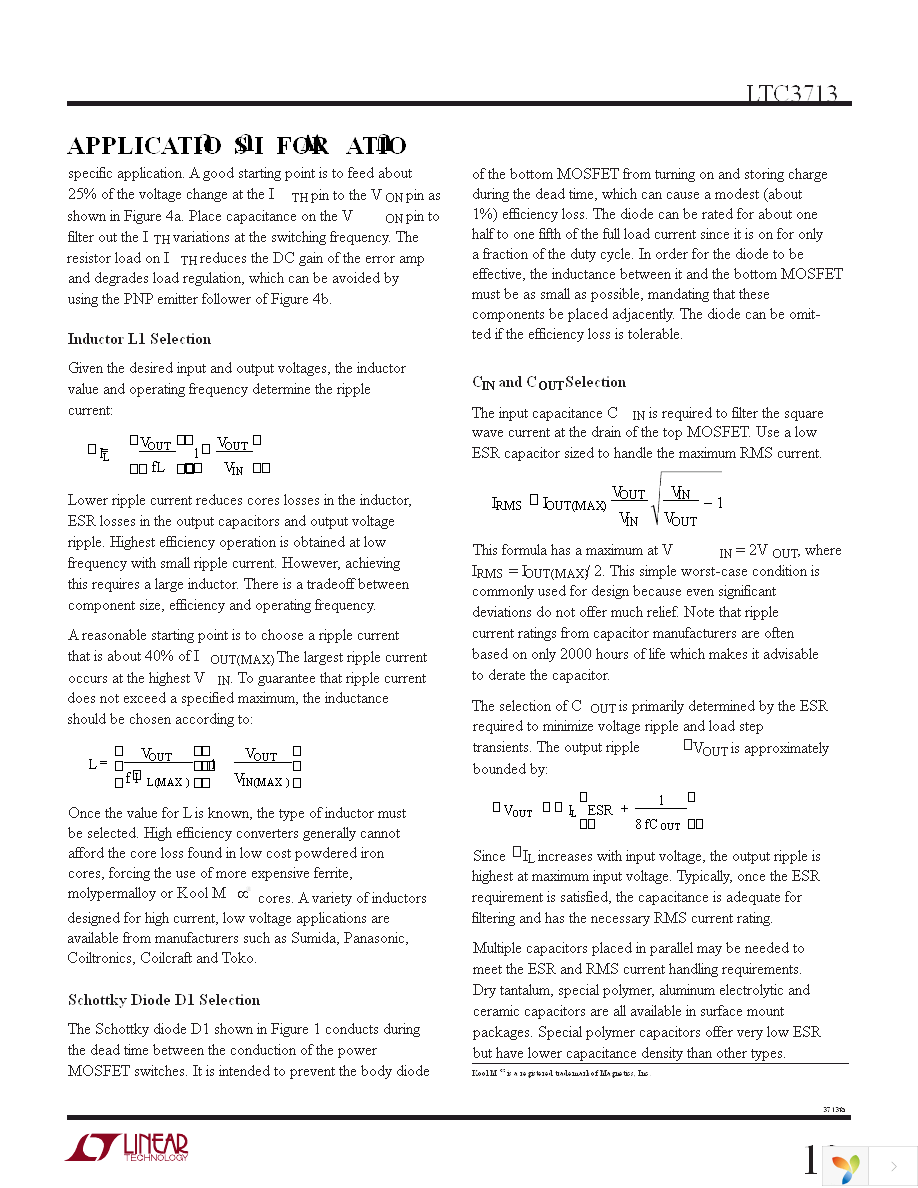 LTC3713EG Page 13