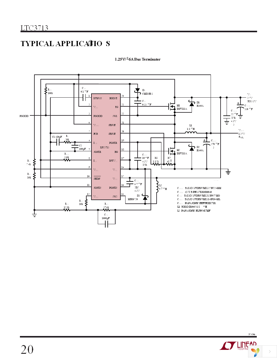 LTC3713EG Page 20