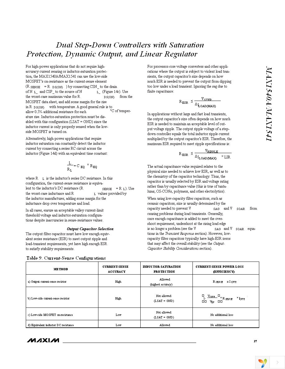 MAX1540AETJ+T Page 37