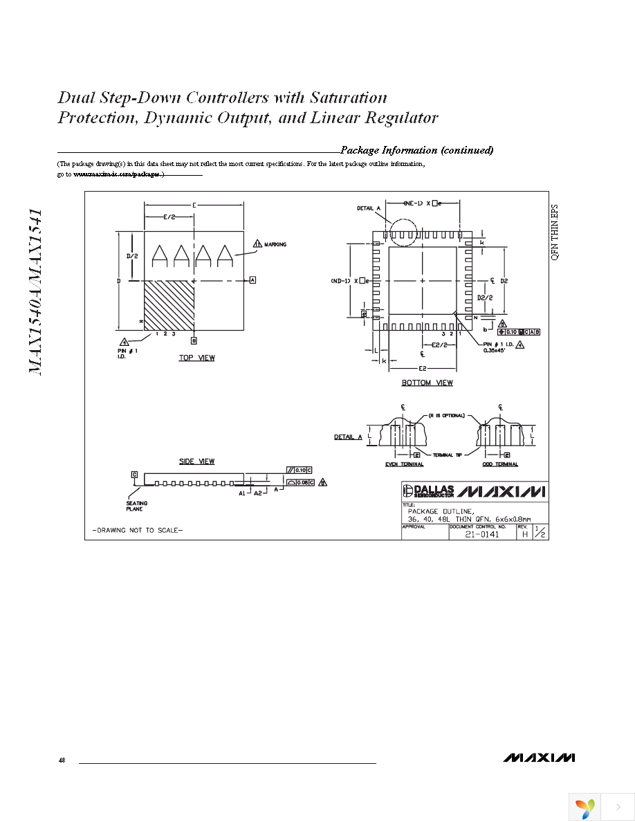 MAX1540AETJ+T Page 48