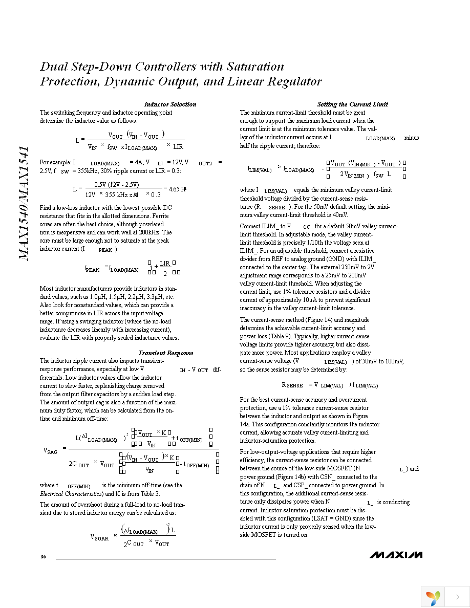 MAX1540ETJ+T Page 36