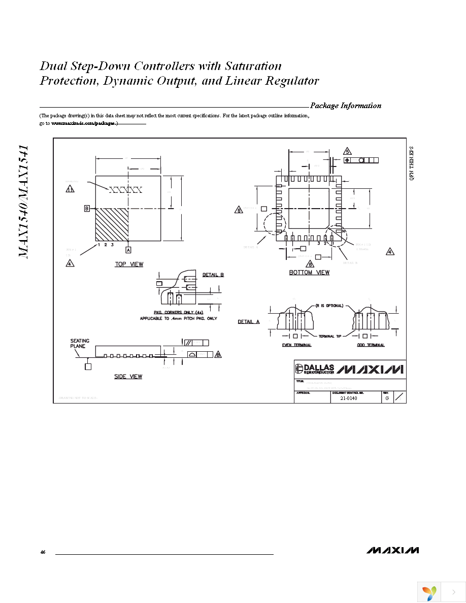 MAX1540ETJ+T Page 46