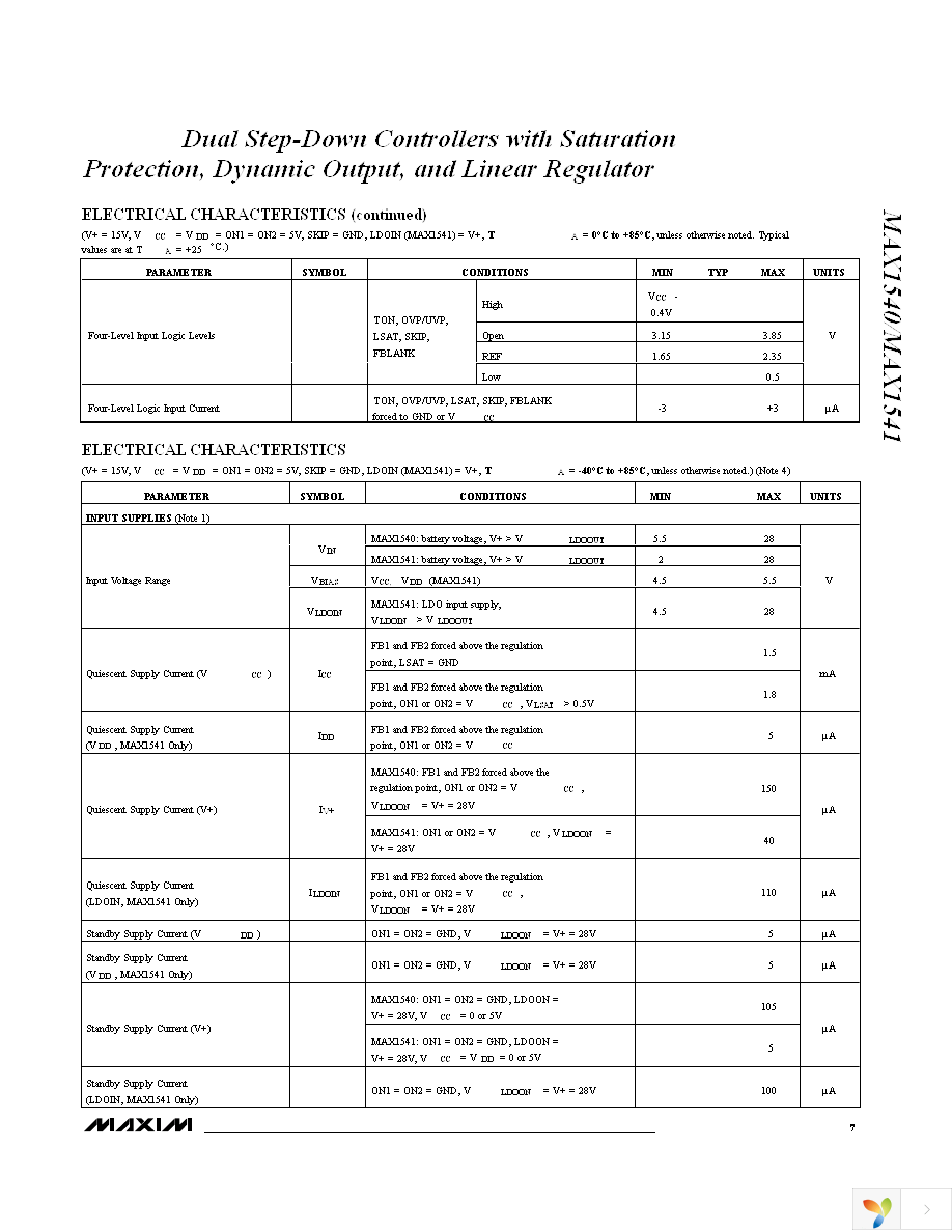 MAX1540ETJ+T Page 7