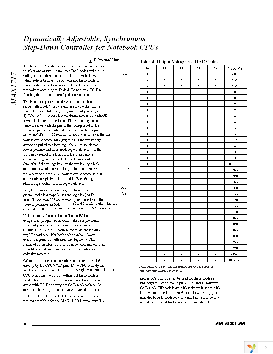 MAX1717EEG+T Page 20