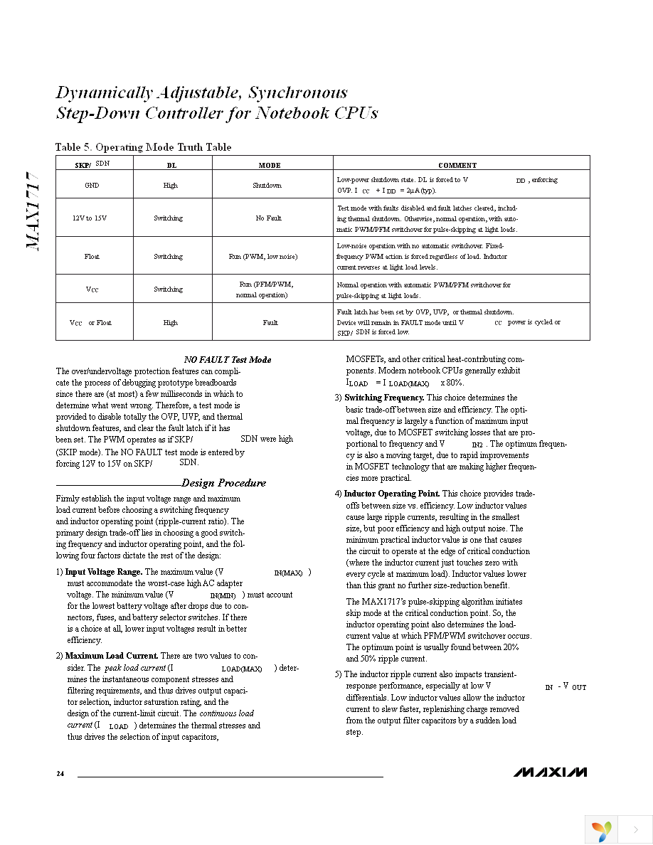 MAX1717EEG+T Page 24