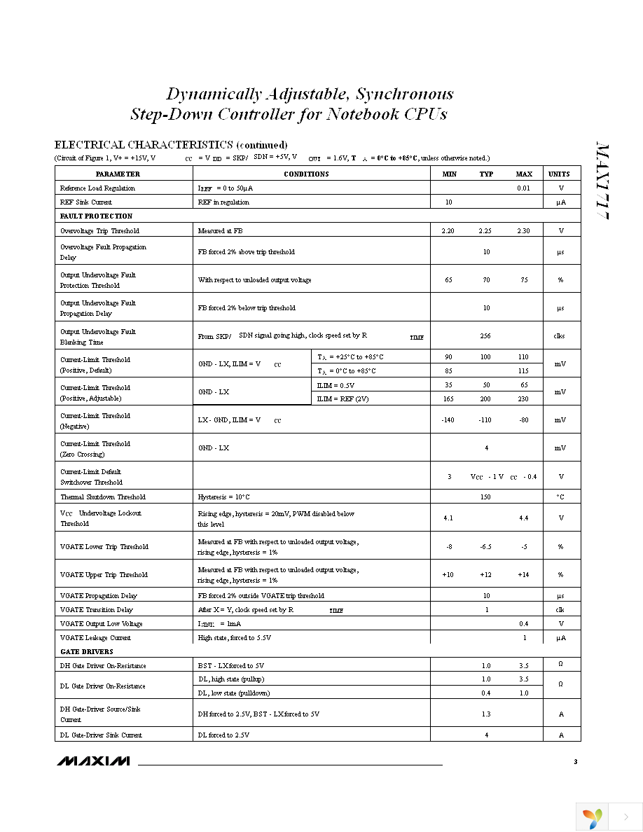 MAX1717EEG+T Page 3