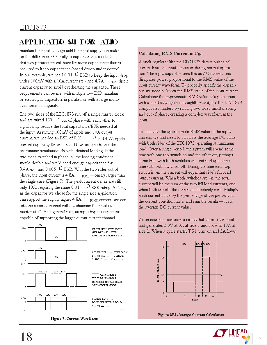 LTC1873EG Page 18