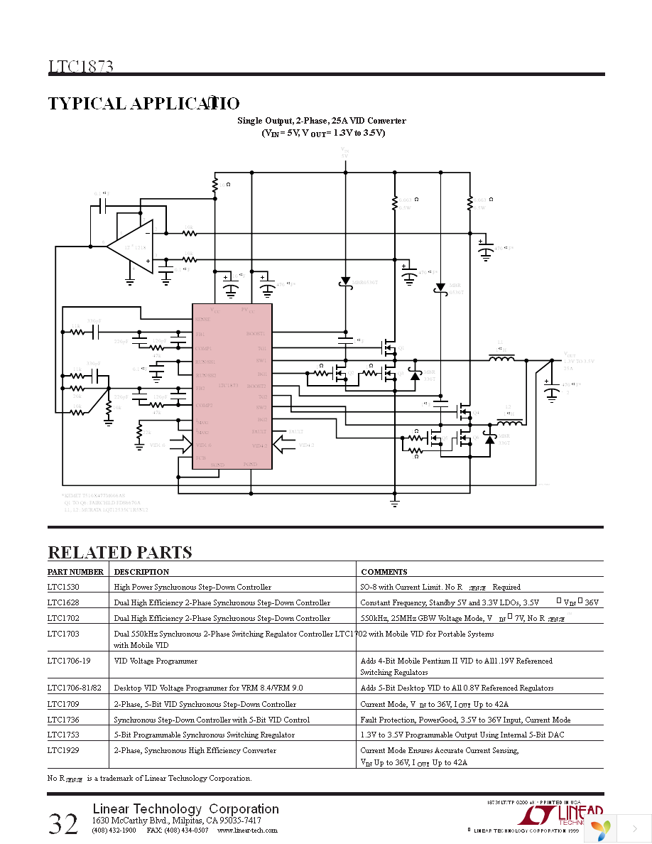 LTC1873EG Page 32