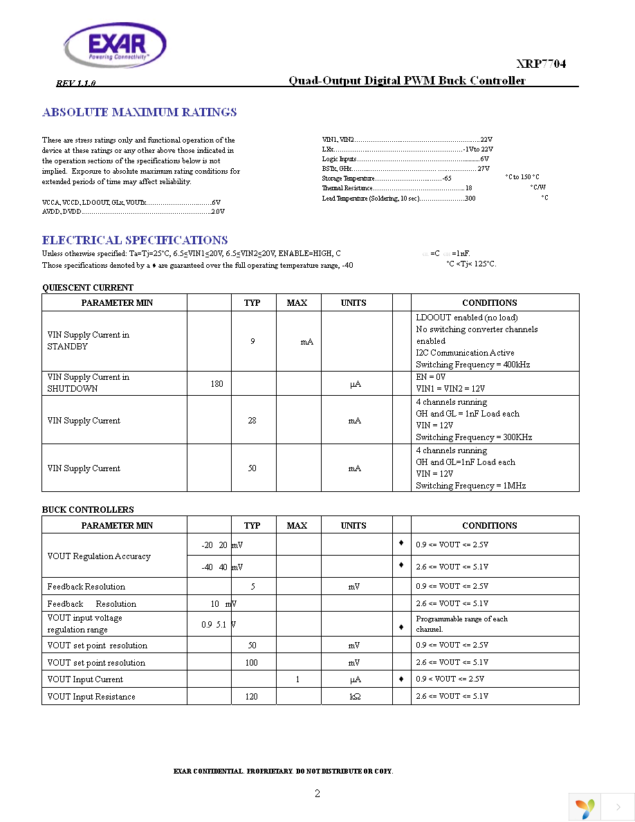 XRP7704ILBTR-F Page 2