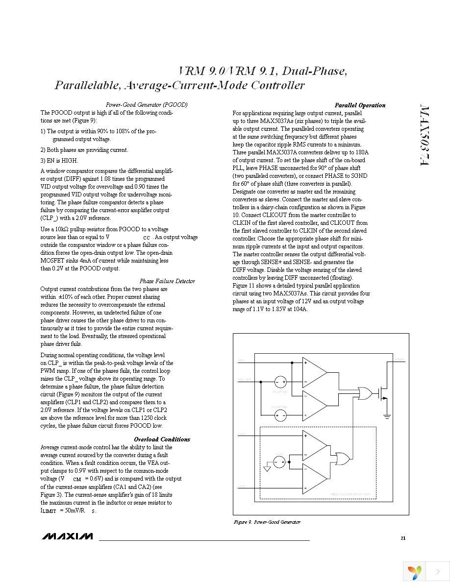 MAX5037AEMH-T Page 21