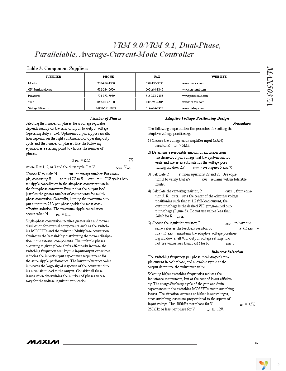 MAX5037AEMH-T Page 25