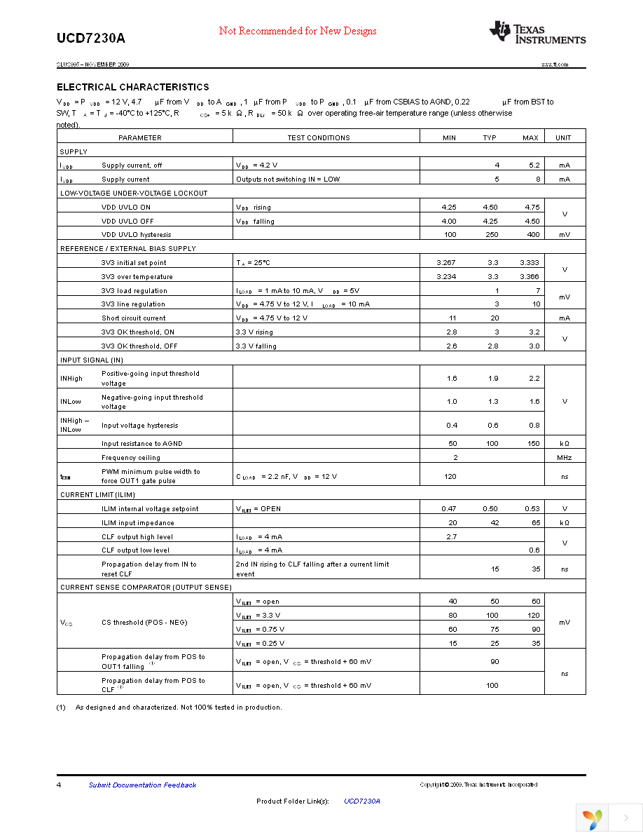 UCD7230ARGWR Page 4