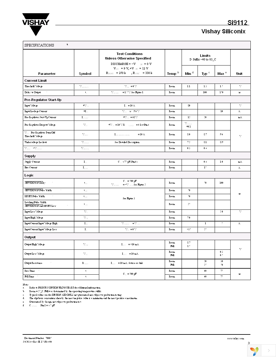 SI9112DY-T1-E3 Page 3