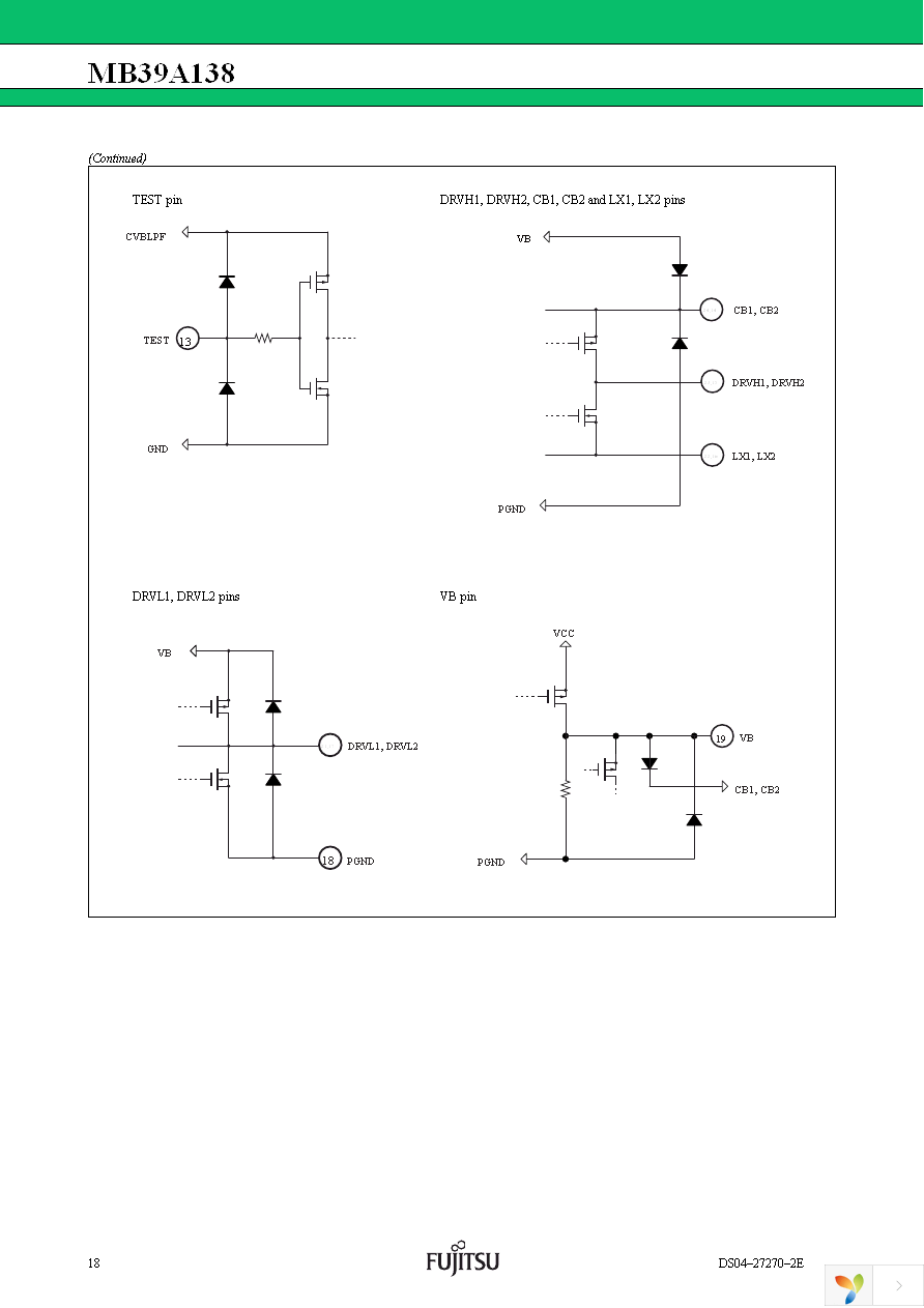 MB39A138PFT-G-JN-ERE1 Page 19