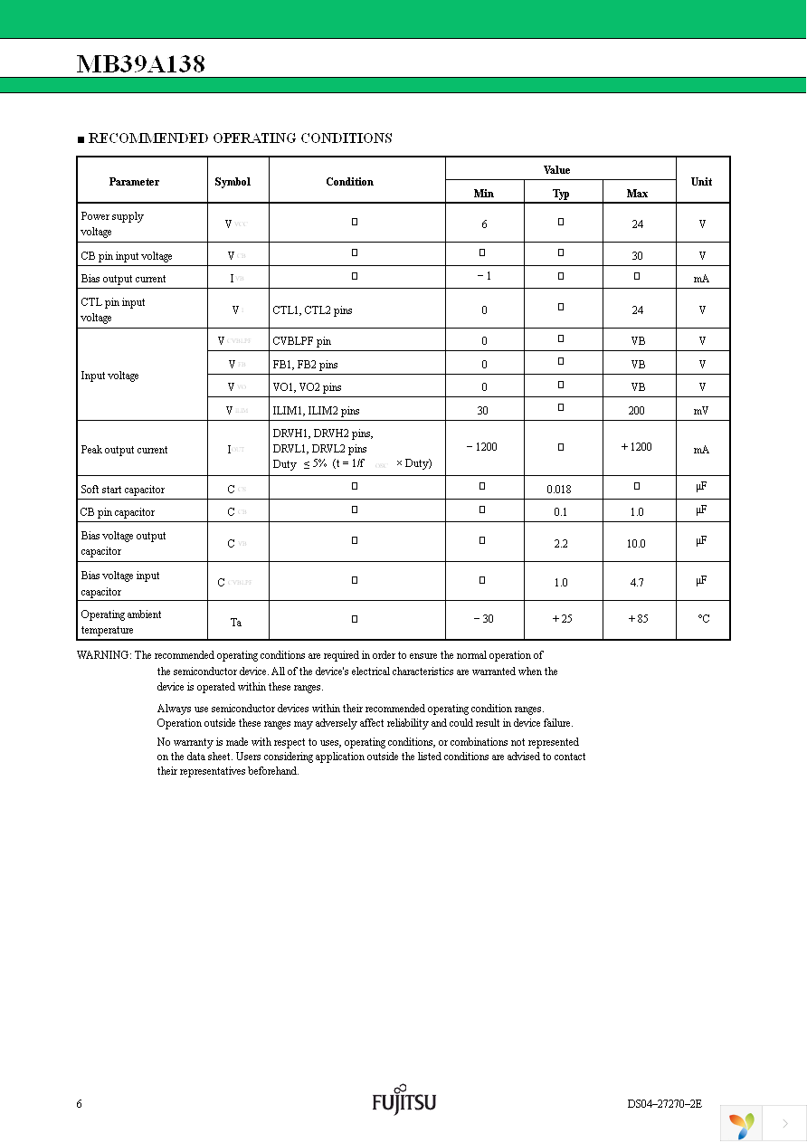 MB39A138PFT-G-JN-ERE1 Page 7