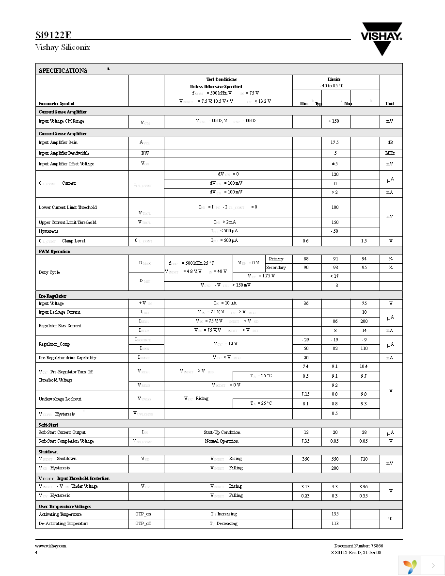 SI9122EDLP-T1-E3 Page 4