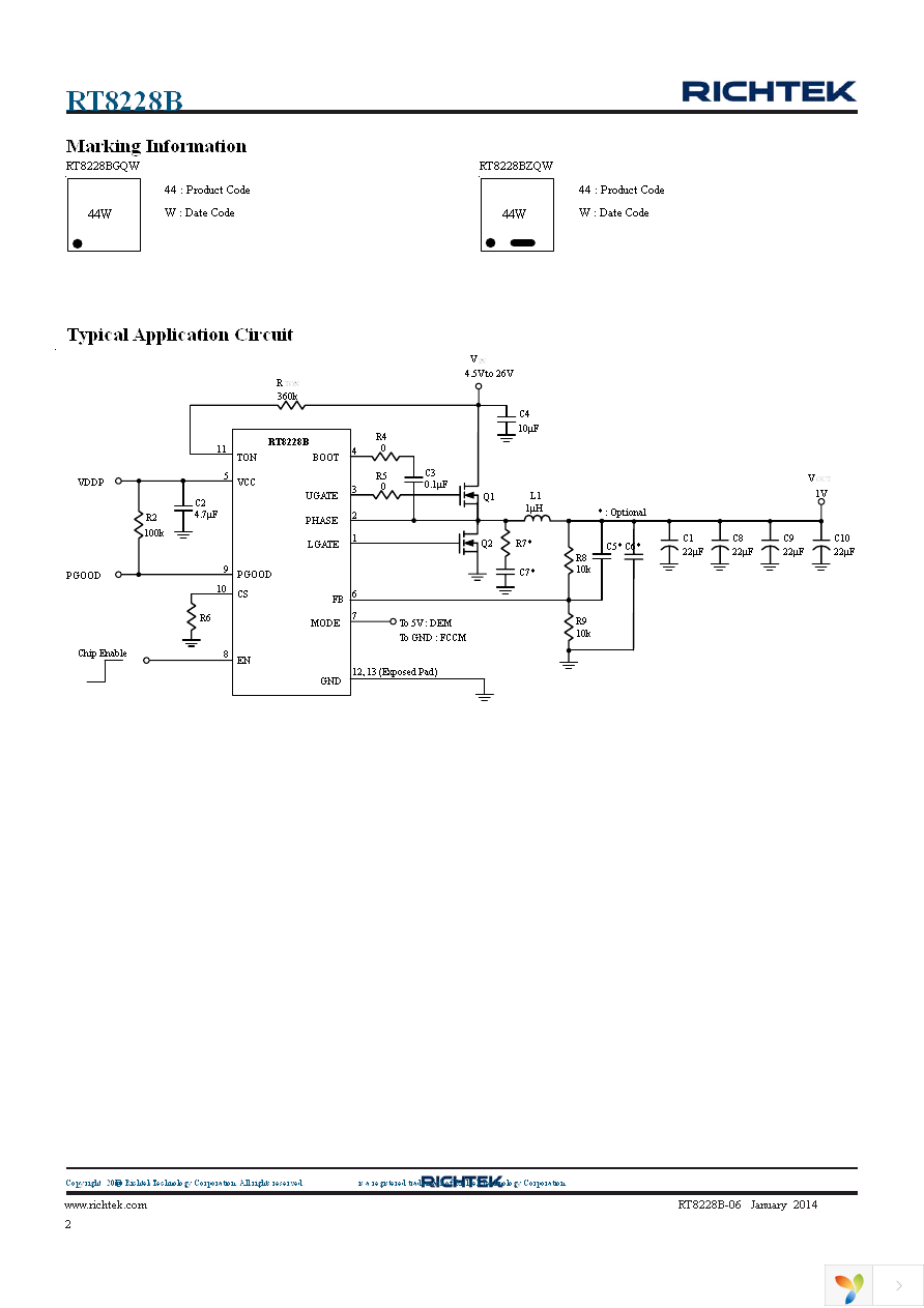 RT8228BGQW Page 2