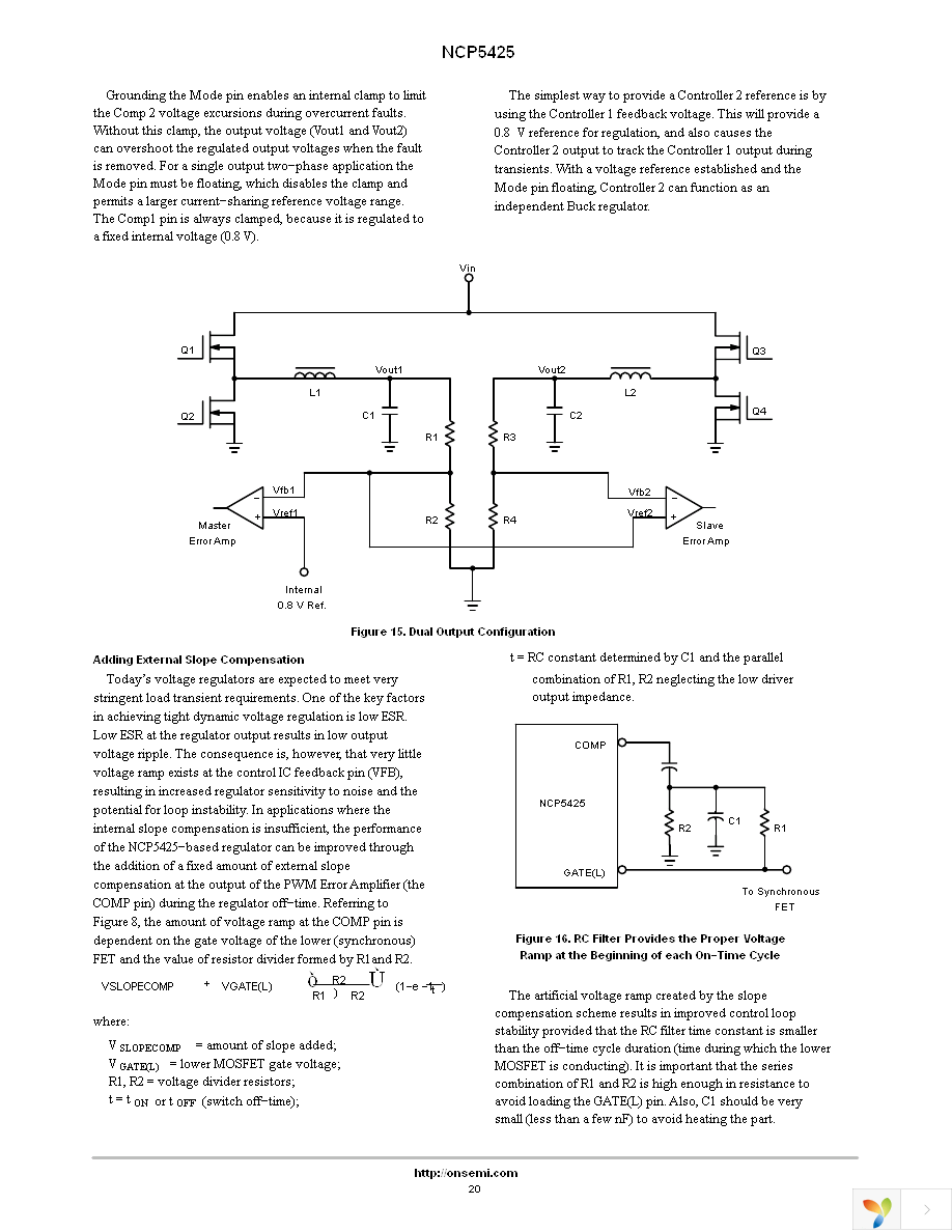 NCP5425DBR2G Page 20