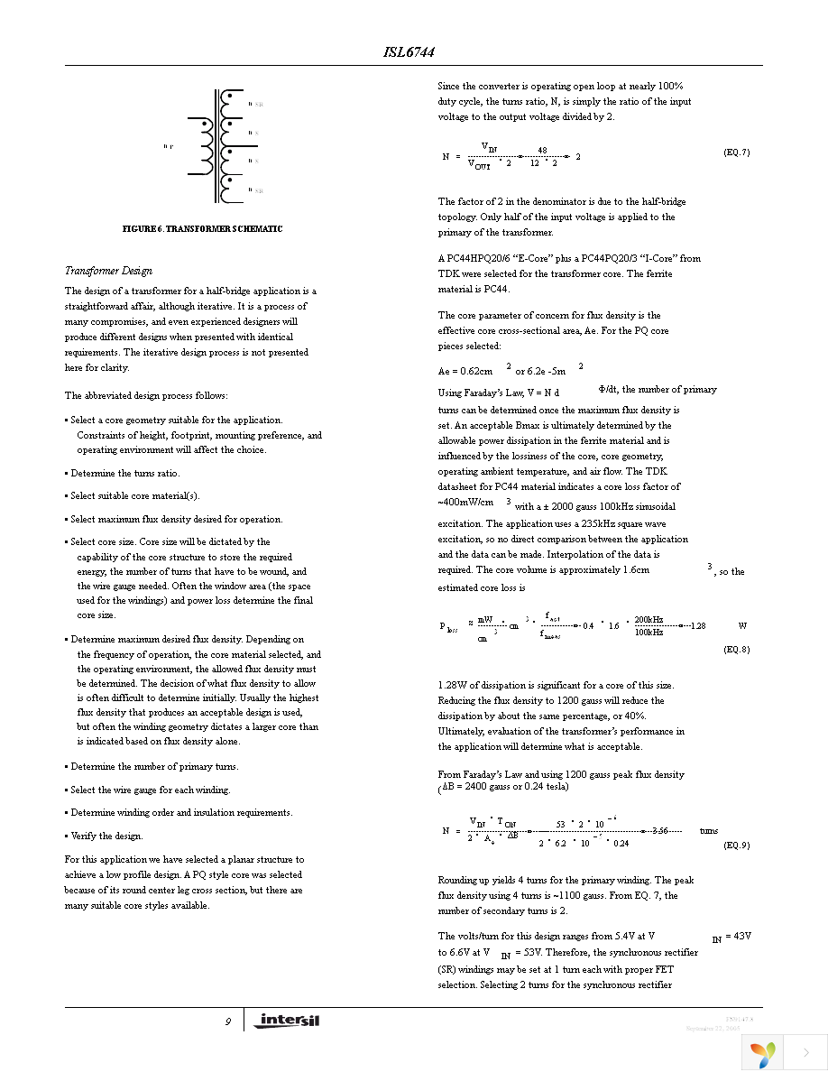 ISL6744ABZ-T Page 9