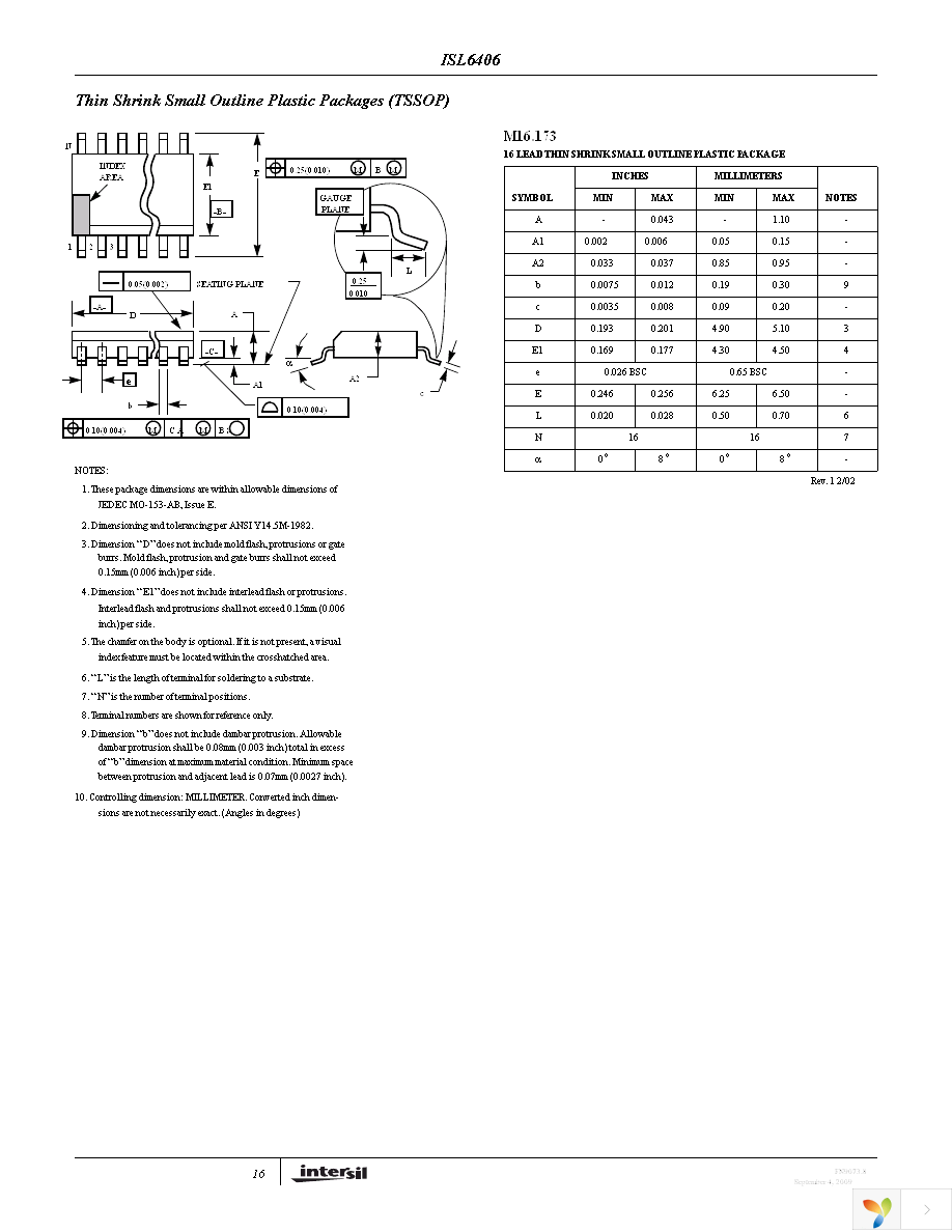 ISL6406IBZ-T Page 16