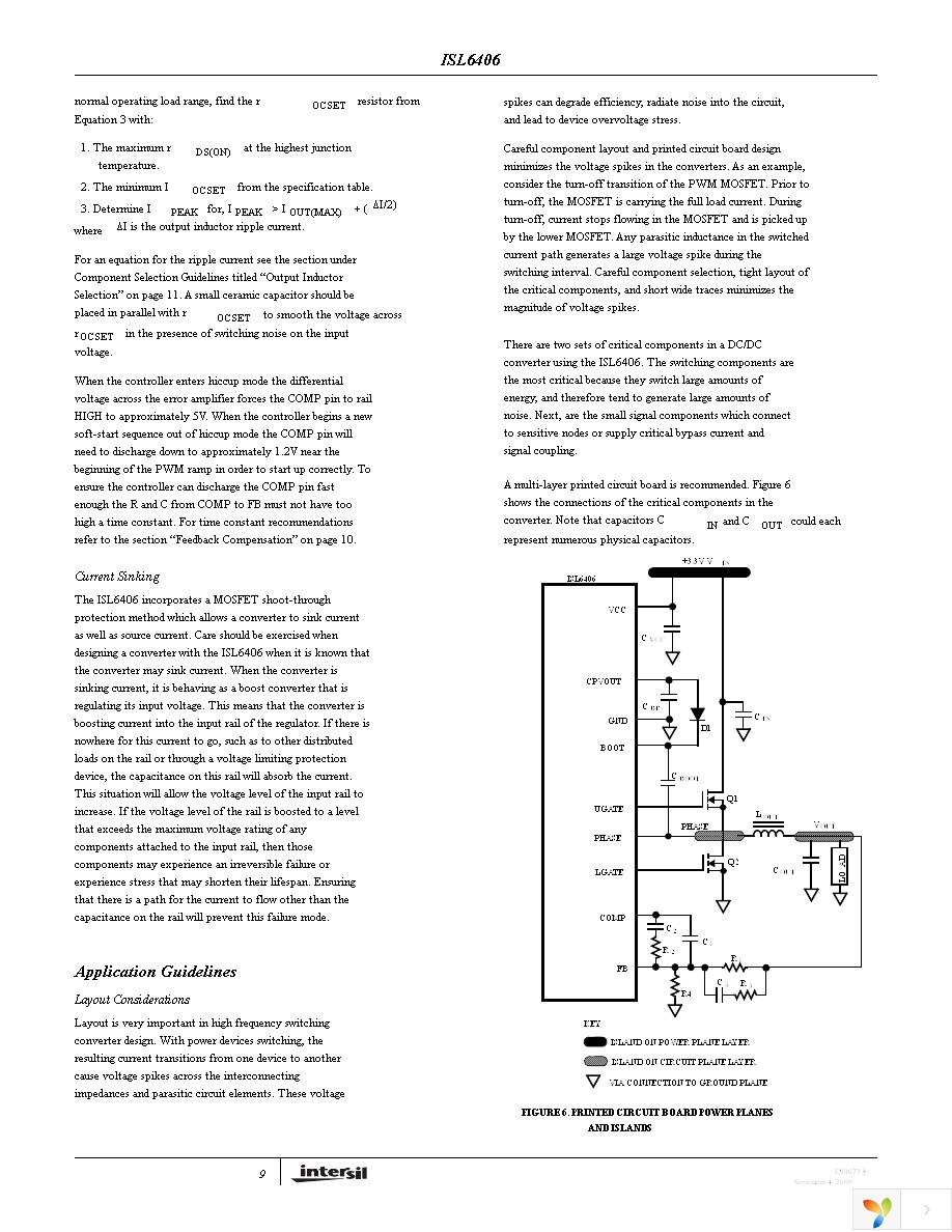 ISL6406IBZ-T Page 9