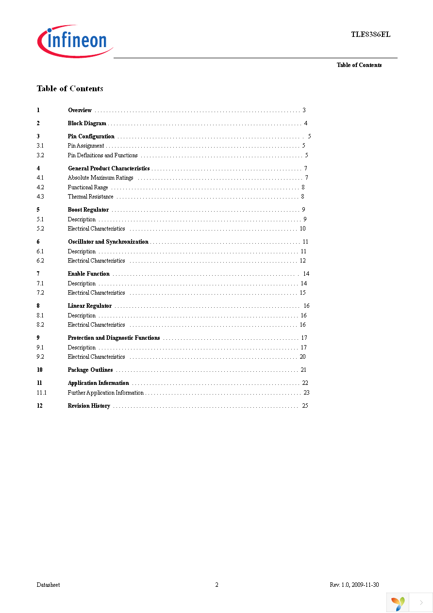 TLE8386EL Page 2