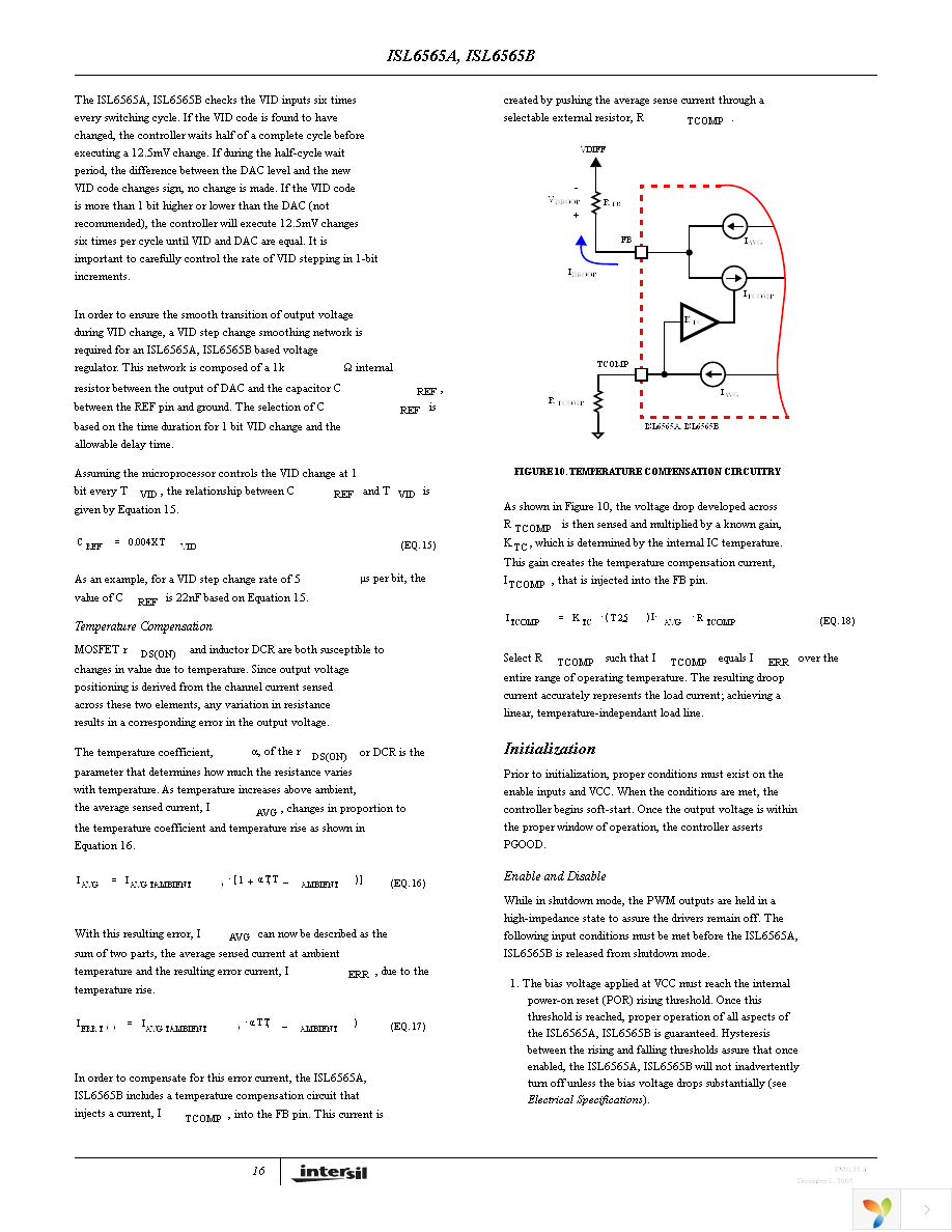 ISL6565ACBZ-T Page 16