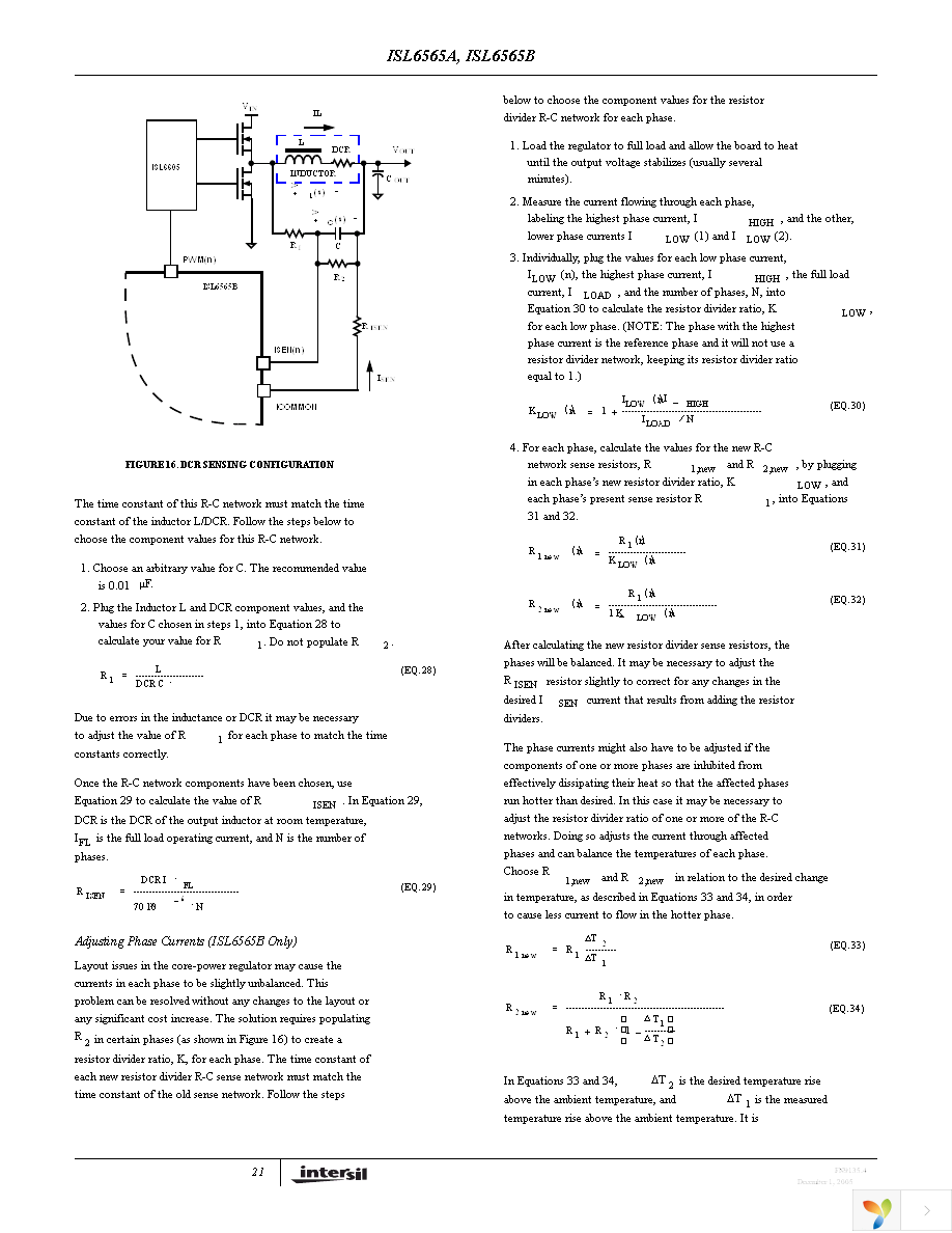 ISL6565ACBZ-T Page 21