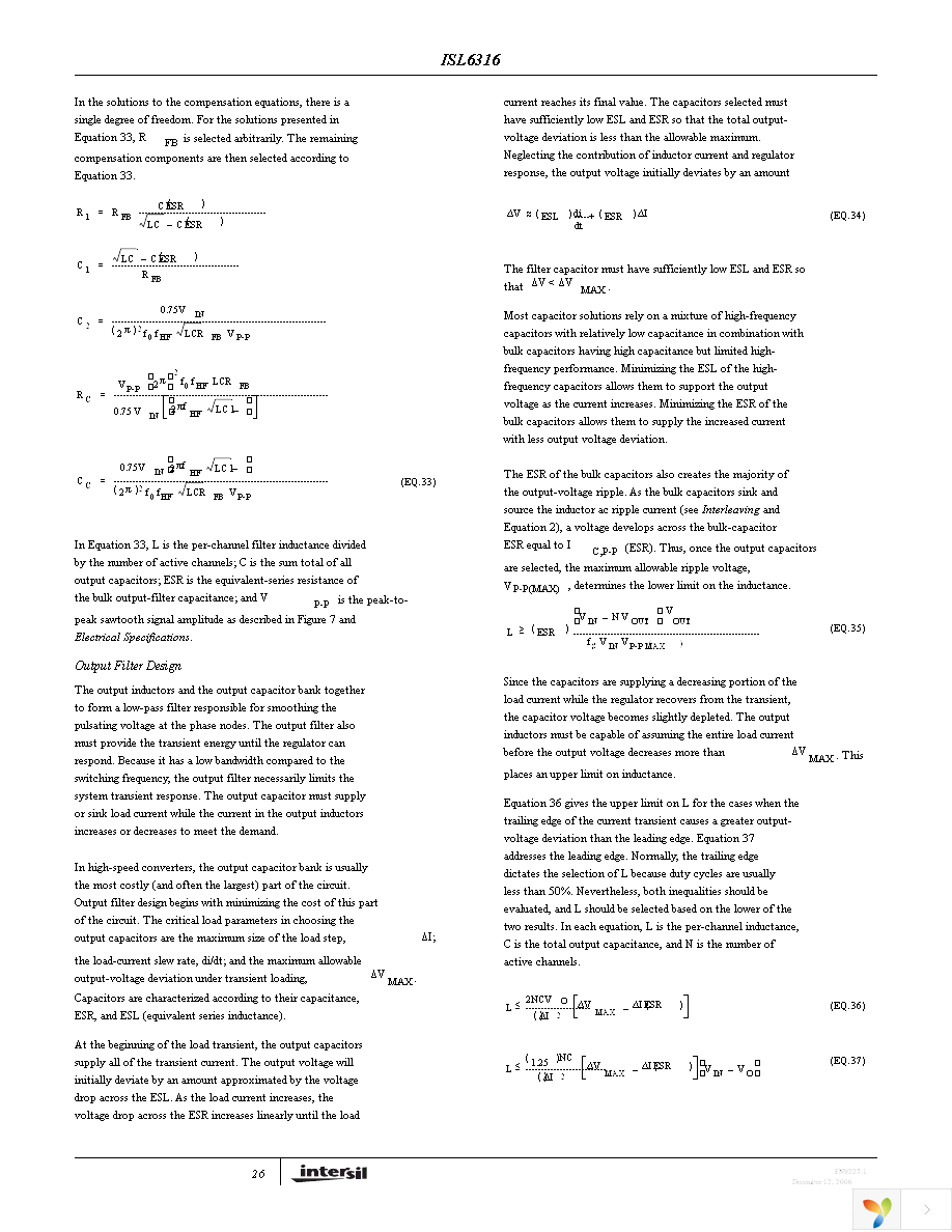 ISL6316CRZ-T Page 26