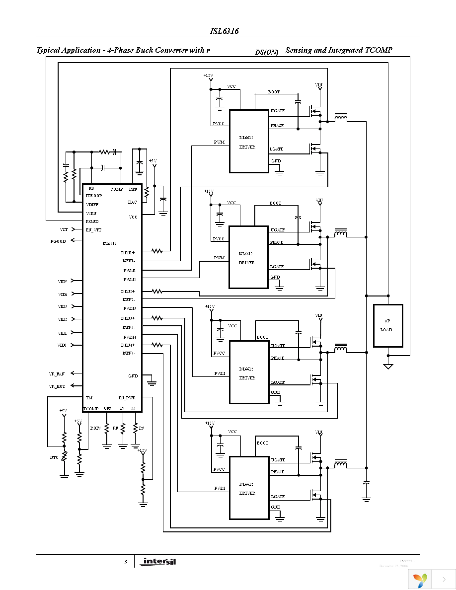 ISL6316CRZ-T Page 5