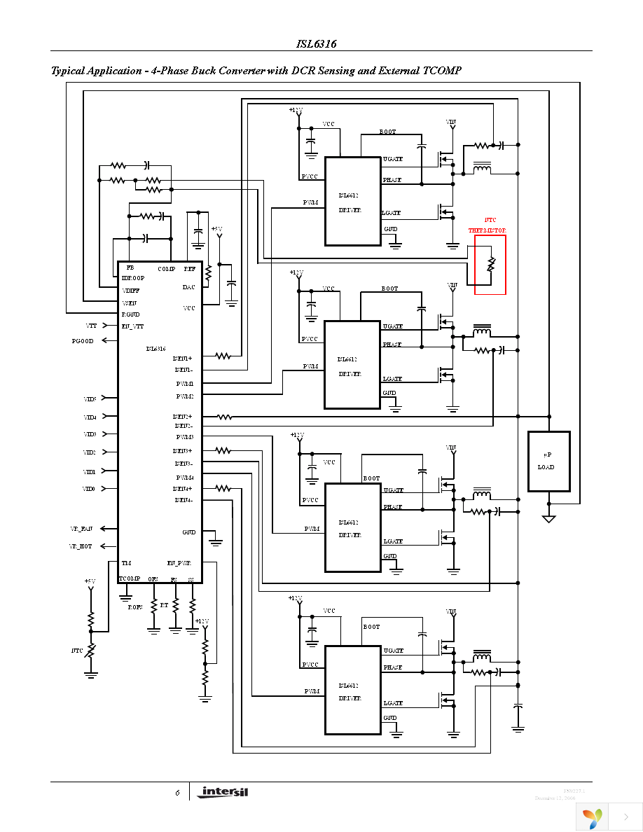 ISL6316CRZ-T Page 6